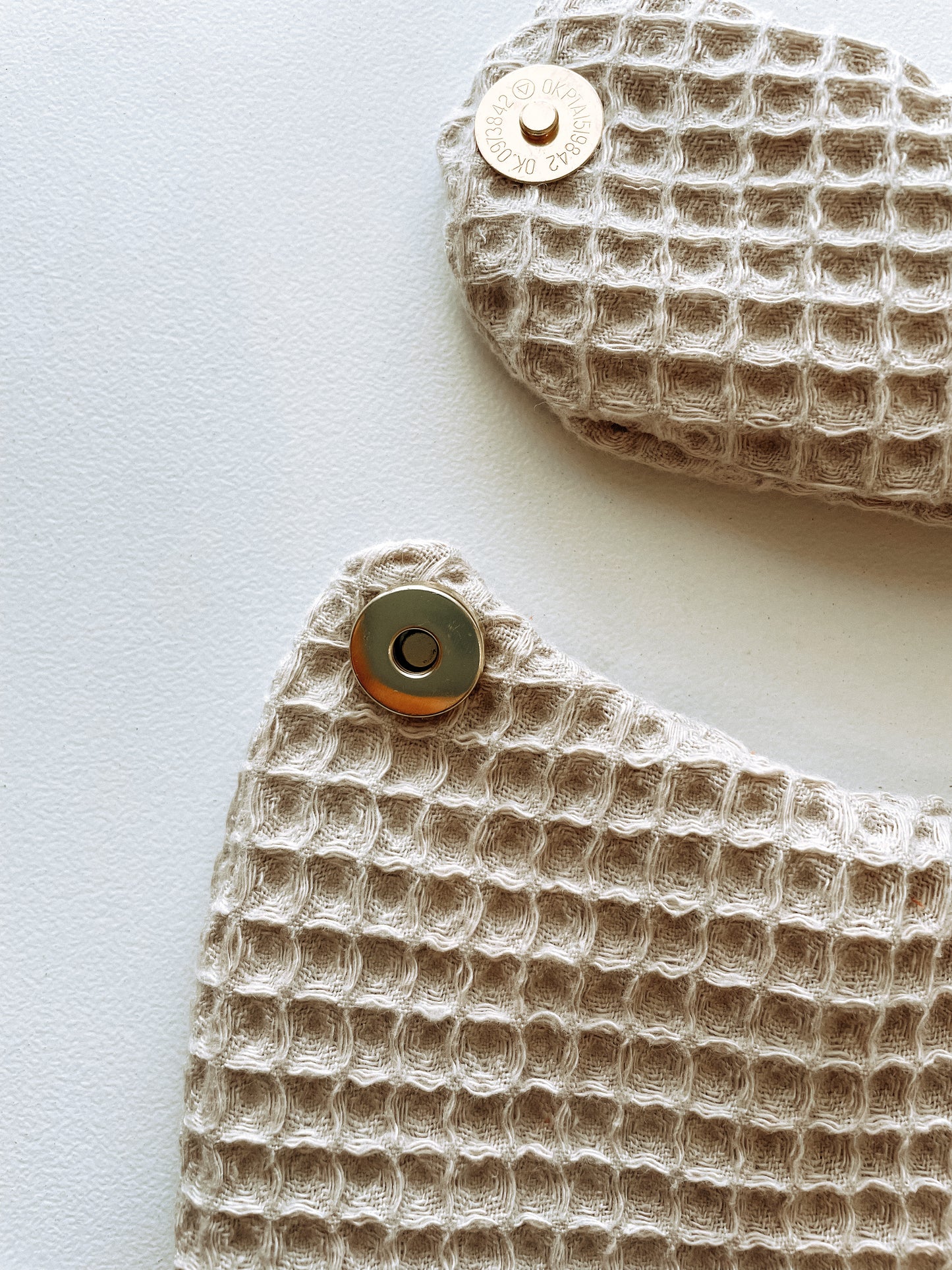 Waffle weave bib