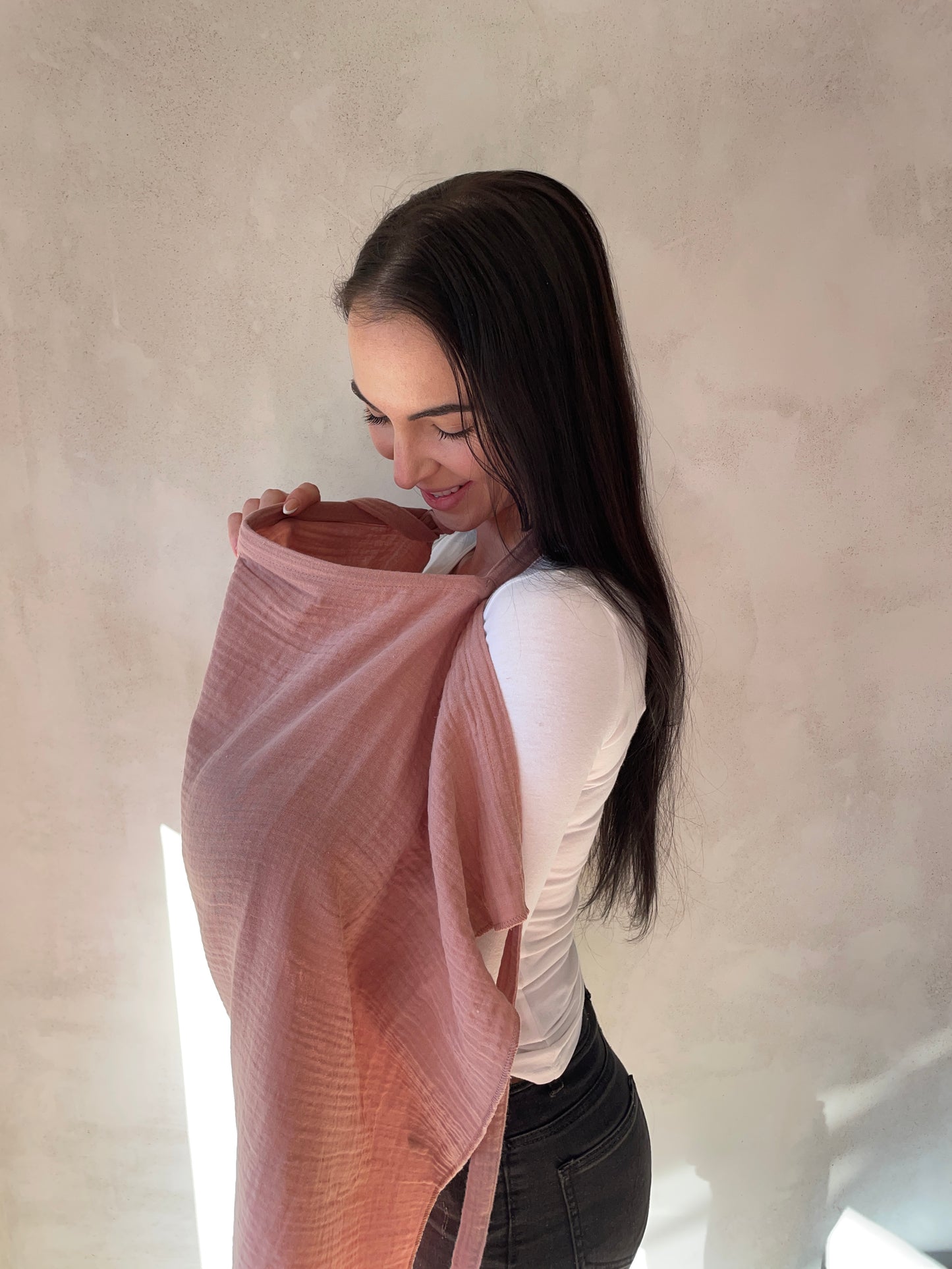 Nursing cover/ breastfeeding cover.