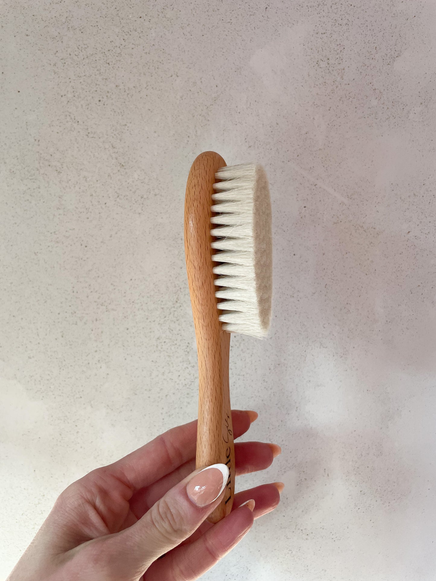 Baby hair brush - wooden hair brush