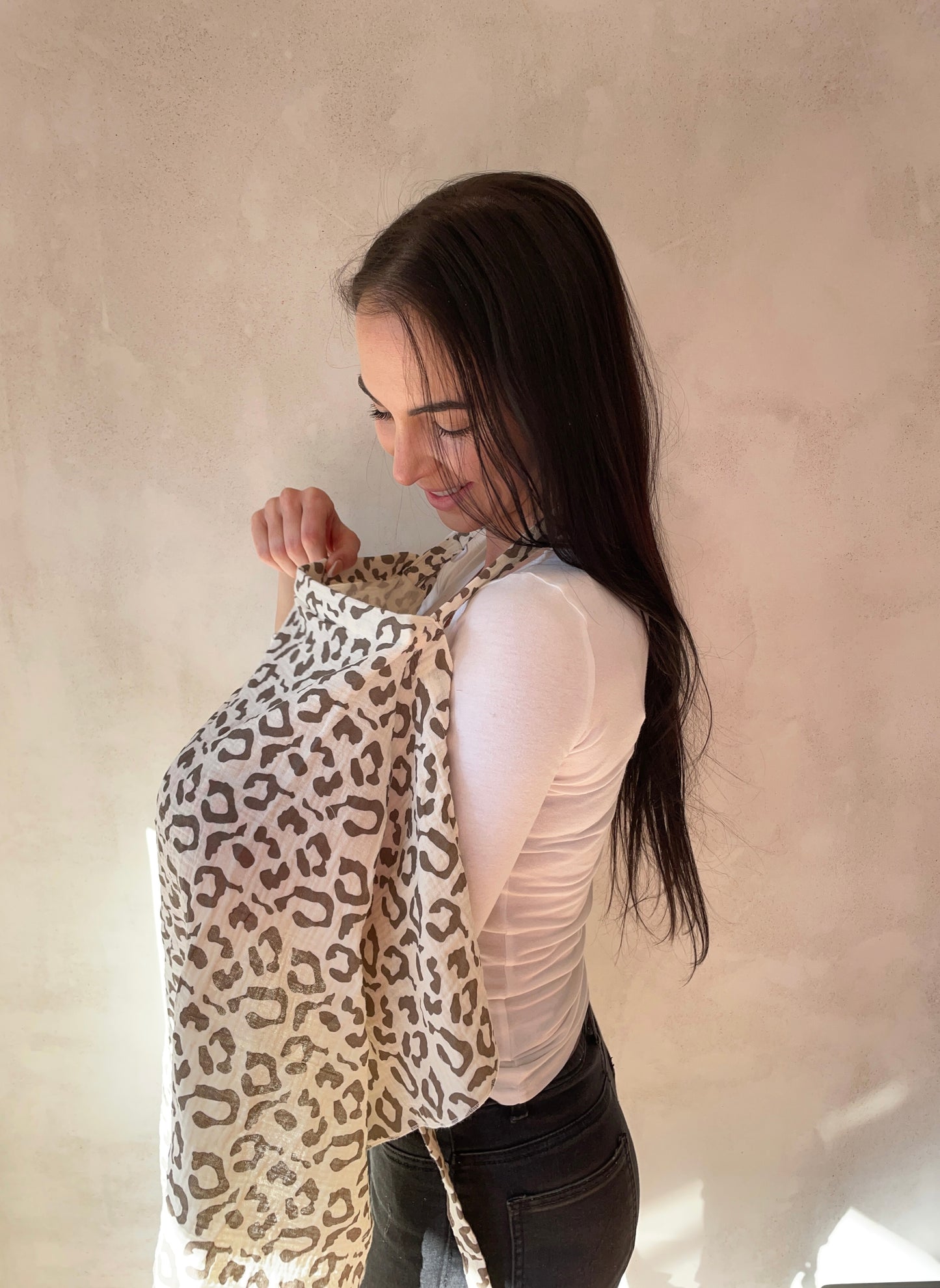 Nursing cover/ breastfeeding cover.