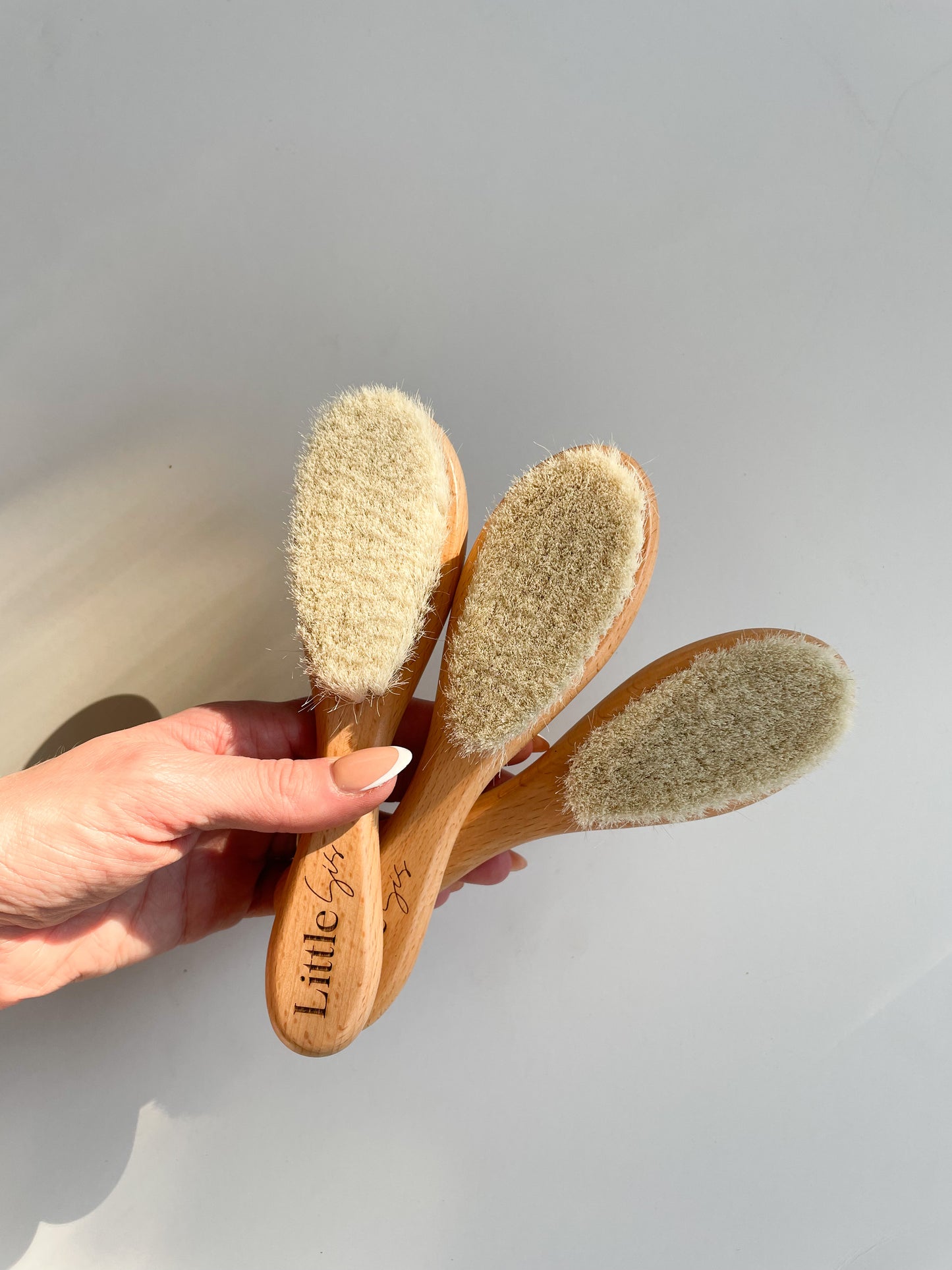 Baby hair brush - wooden hair brush