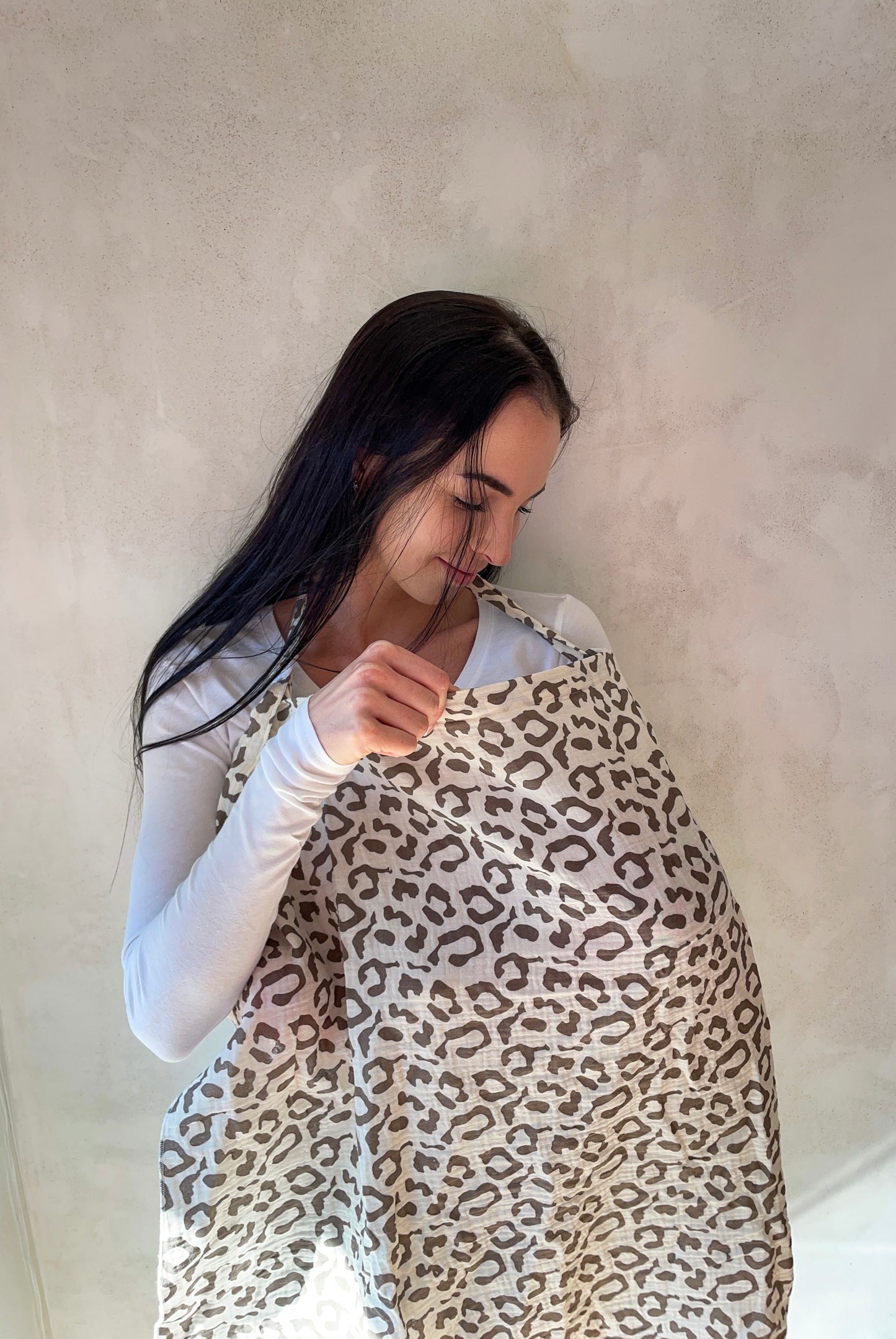 Nursing cover/ breastfeeding cover.