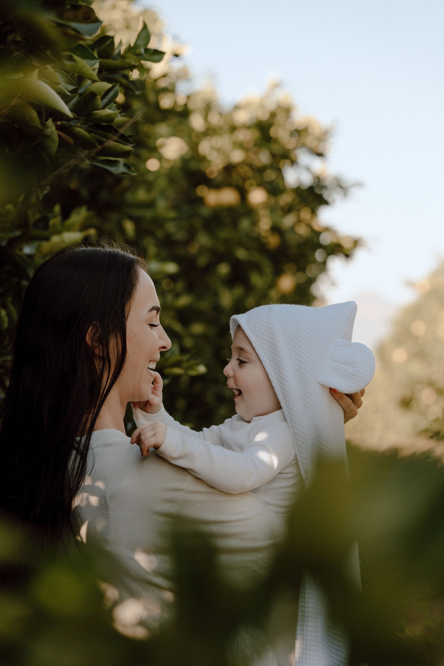 Wanderlust collection: Waffle weave hooded towel