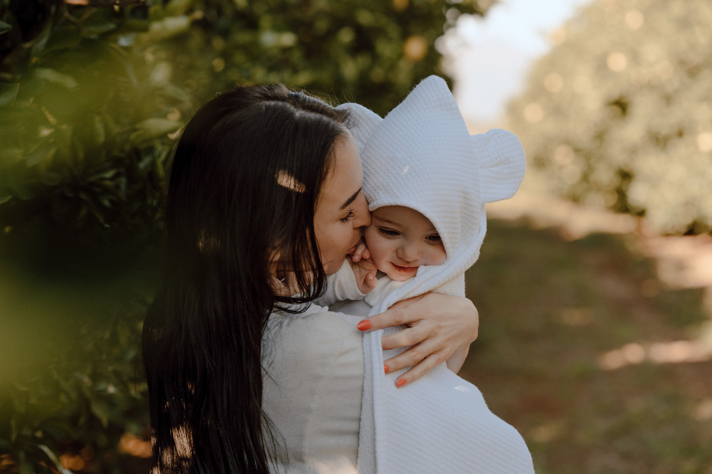 Wanderlust collection: Waffle weave hooded towel